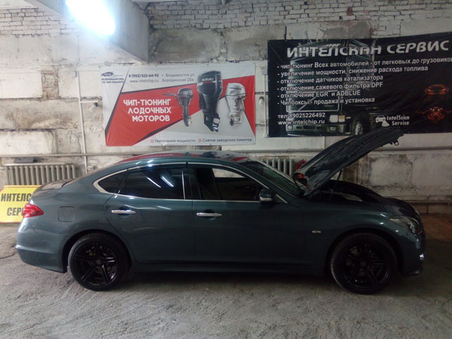 Infiniti M35 2012 года — чип-тюнинг и Euro2 во Владивостоке