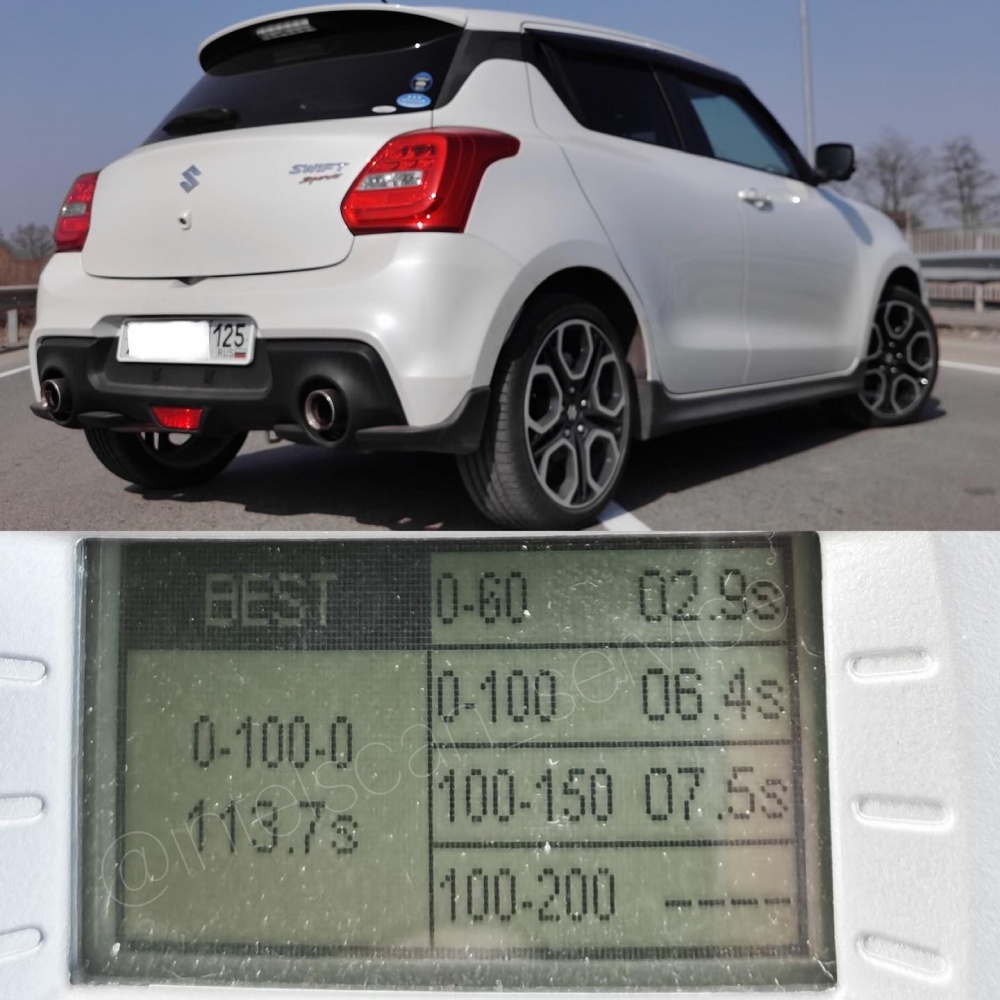 Suzuki Swift 1400 turbo, передний привод, AT, 140 л.с, 230Hm